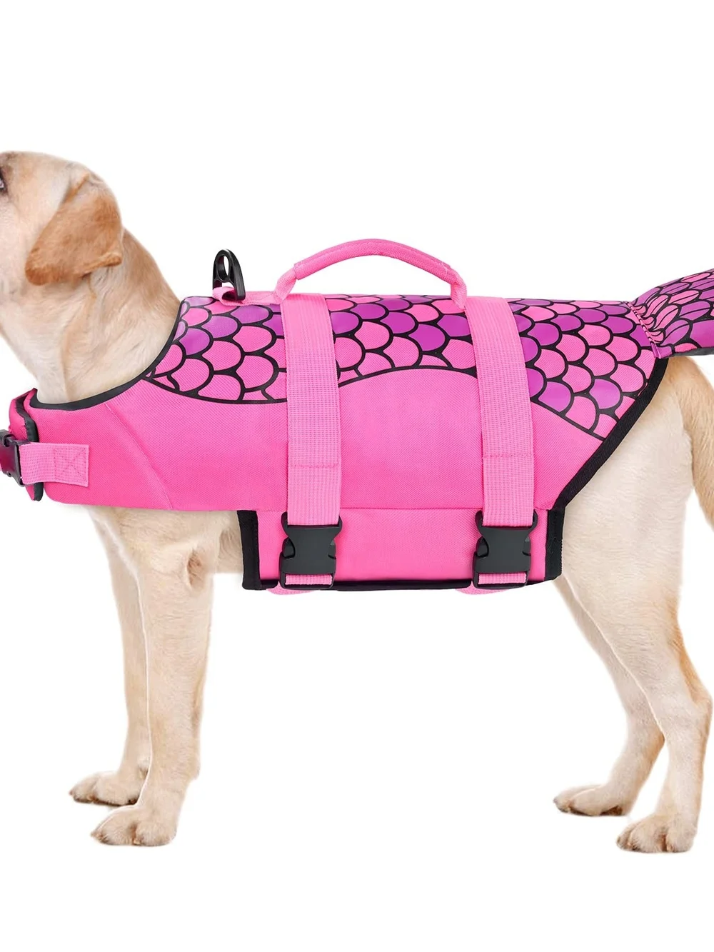 Malier Dog Life Jacket, Ripstop Dog Life Vest with High Buoyancy
